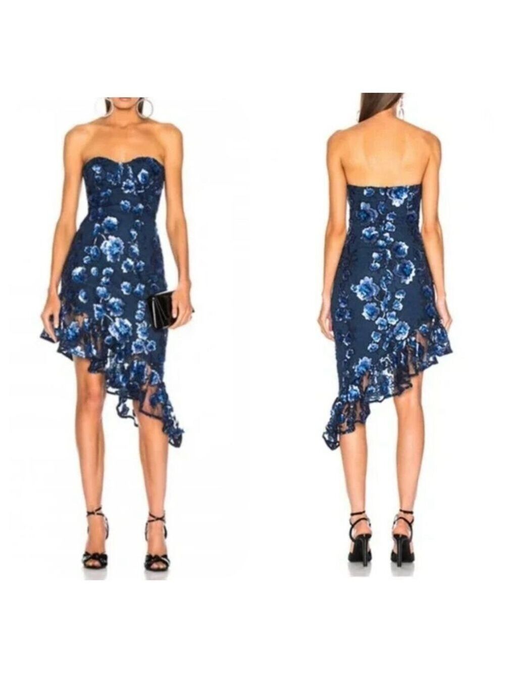 Atoir The Answer Dress in Navy Sequin Size 2 or XS